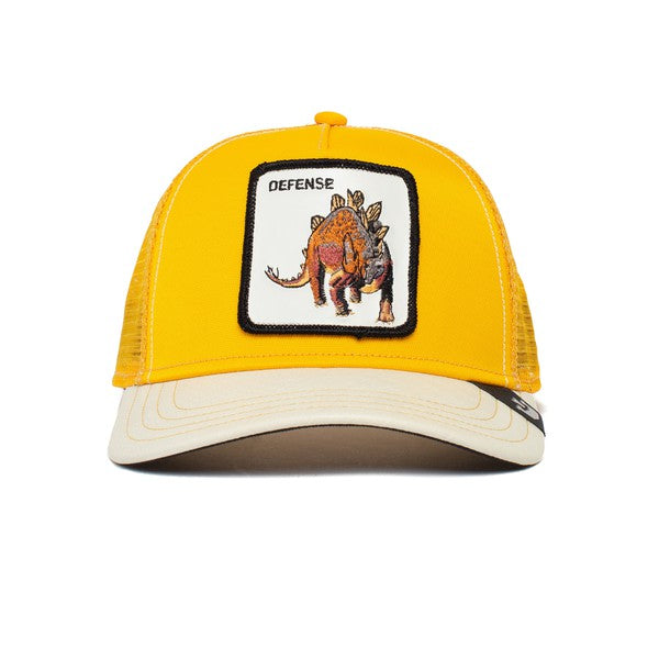 Roofed Lizard Trucker Cap - Yellow