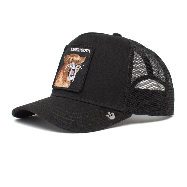 Sabertooth Trucker Cap - Black