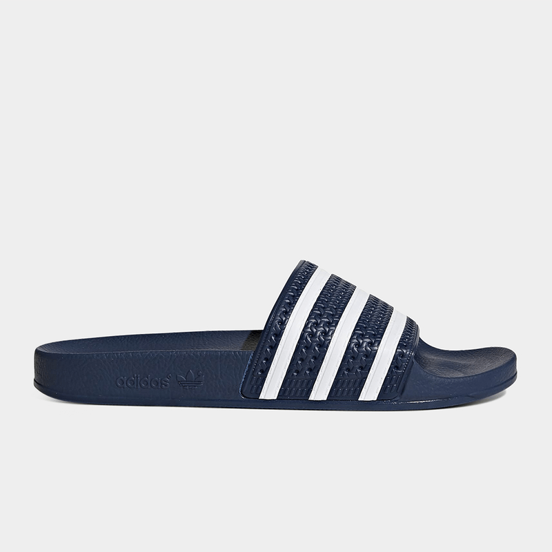 ADIDAS ORIGINALS ADILETTE BLUE/WHITE SLIDES