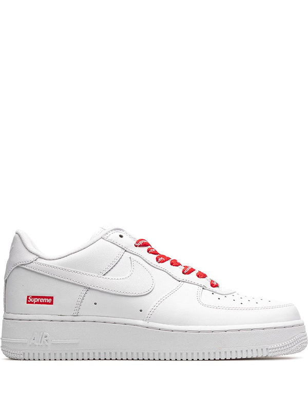 NIKE X SUPREME AIR FORCE 1 LOW "BOX LOGO WHITE" SNEAKERS