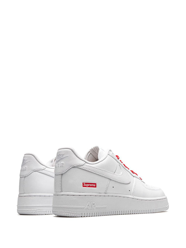 NIKE X SUPREME AIR FORCE 1 LOW "BOX LOGO WHITE" SNEAKERS