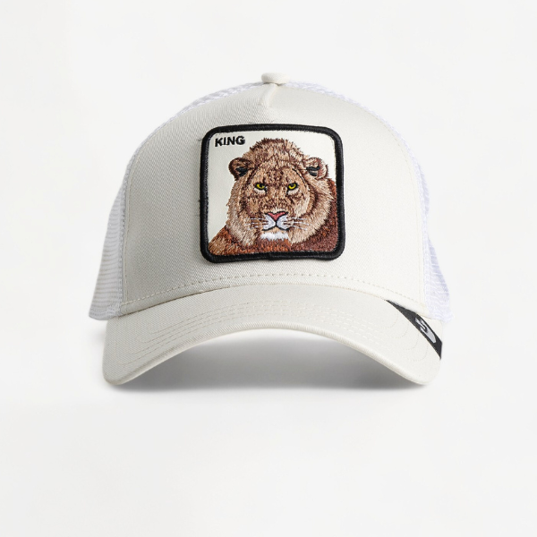 THE KING LION TRUCKER - WHITE