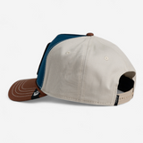 BULLY 100 CANVAS PEAK W24 - BROWN / BLUE / WHITE