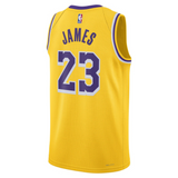 Nike Nba La Lakers Lebron James #23 Icon Edition 2022/23 Swingman Jersey Amarillo