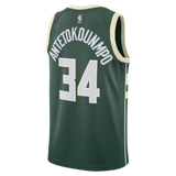 Nike Nba Milwaukee Bucks Giannis Antetokounnmpo #34 Icon Edition Swingman Jersey