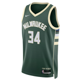 Nike Nba Milwaukee Bucks Giannis Antetokounnmpo #34 Icon Edition Swingman Jersey