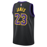 Nike Nba La Lakers Lebron James #23 City Edition 2023 Swingman Jersey Black