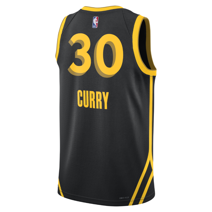 Nike Nba Golden State Warriors Stephen Curry #30 City Edition 2023 Swingman Jersey Black