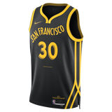 Nike Nba Golden State Warriors Stephen Curry #30 City Edition 2023 Swingman Jersey Black