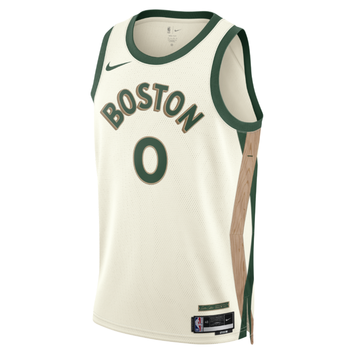 Nike Nba Boston Celtics Jayson Tatum #00 City Edition 2023 Swingman Jersey Sail